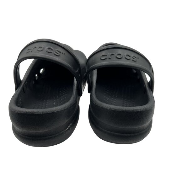 Crocs Mens 11 Classic Bistro Black Clogs Casual Work Comfort Shoes Beach Sandals - Picture 7 of 9